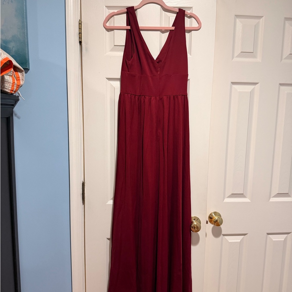 NWT Ever Pretty Deep Red Maxi Dress - Picture 4 of 5